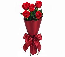 Букет 5 Красных роз Эдлесс Лав в Заволенье