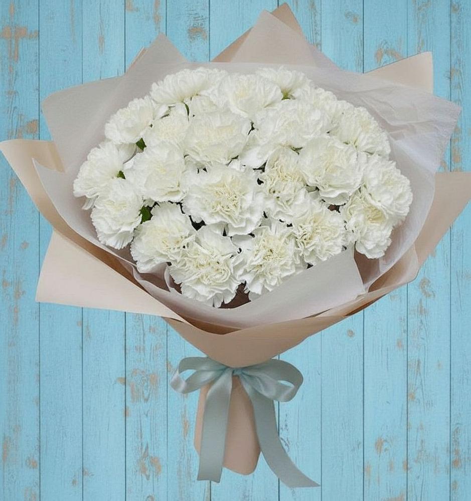 Букет цветов из: Гвоздики в Заволенье