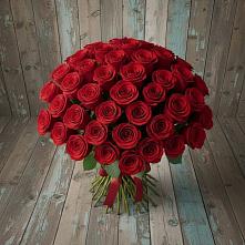Букет 55 Красных роз Фридом #REPLACE_PRED# Заволенье