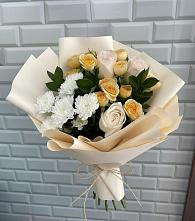 Букет цветов из:  Розы и Хризантемы в Заволенье