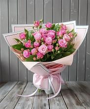 Букет Розовый кустик в Заволенье