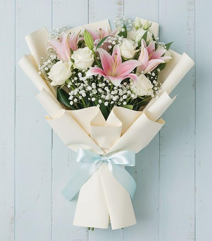 Букет цветов из: Лилии в Заволенье