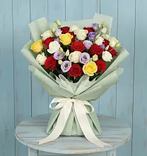 Букет цветов из:  Розы в Заволенье