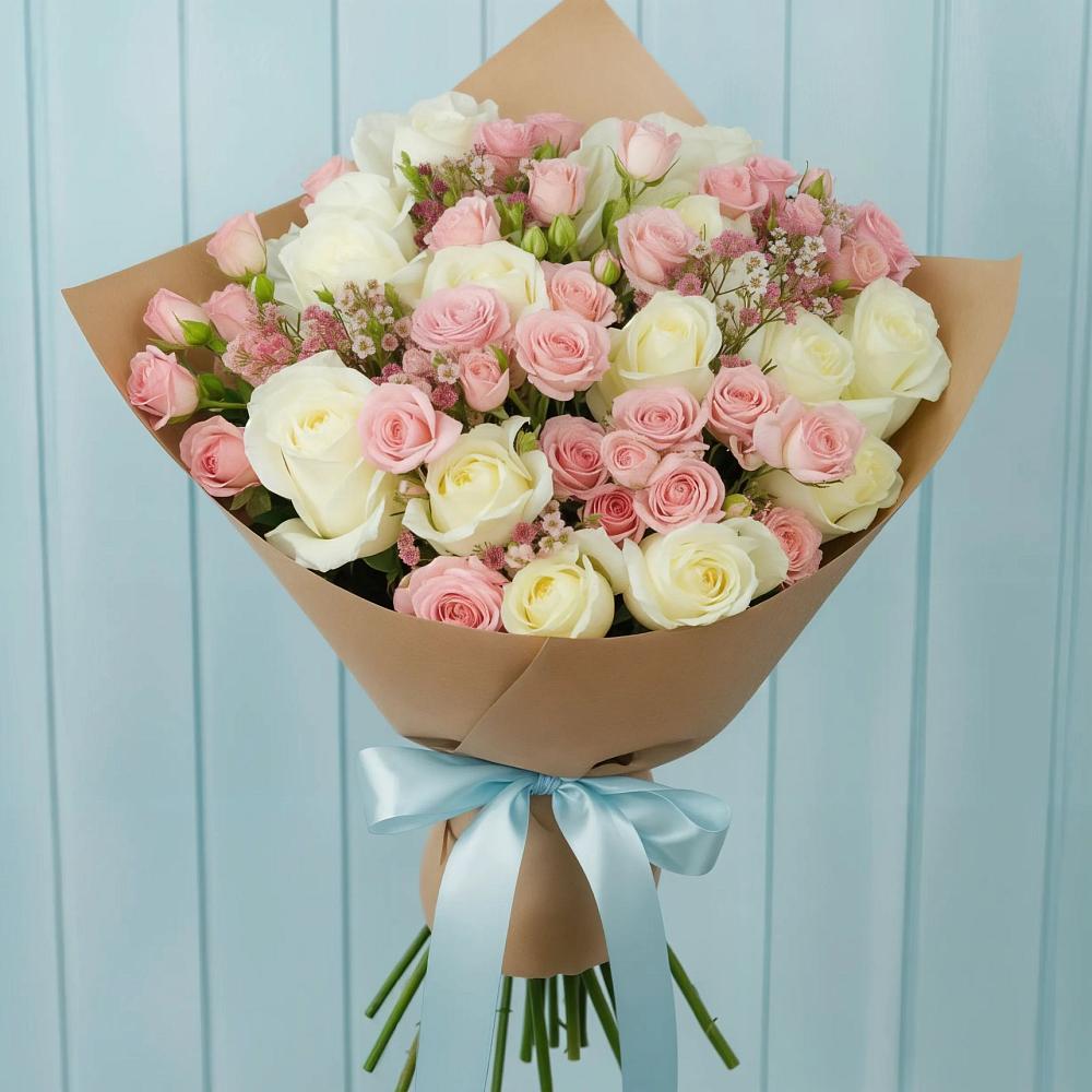 Букет цветов из: Розы в Заволенье