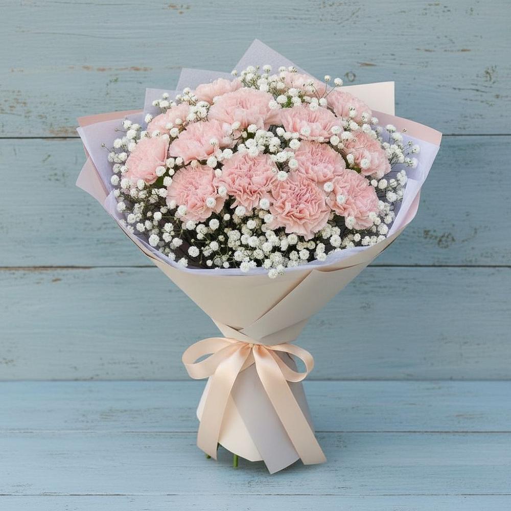 Букет цветов из: Гвоздики в Заволенье