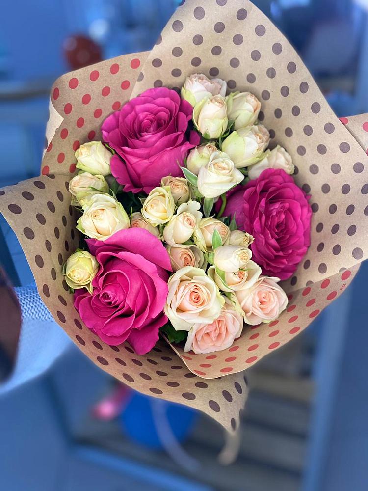 Букет цветов из: Розы в Заволенье