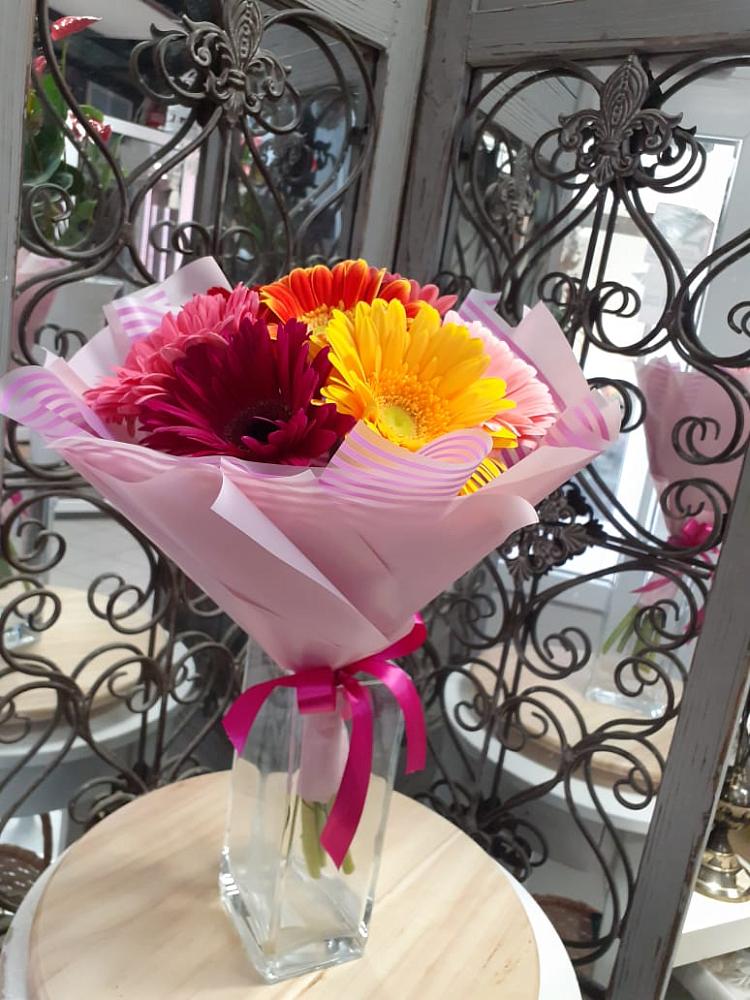 Букет цветов из: Герберы в Заволенье