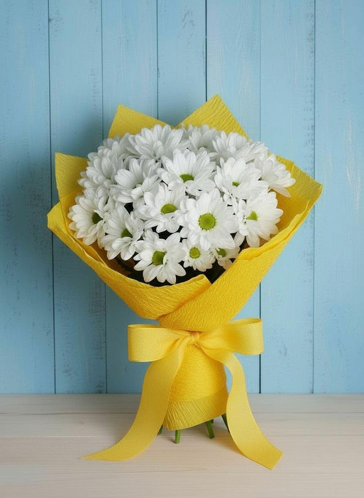 Букет цветов из: Хризантемы в Заволенье