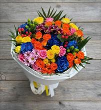 Букет цветов из:  Розы и Хризантемы в Заволенье