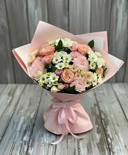 Букет цветов из:  Гвоздики, Розы и Хризантемы в Заволенье