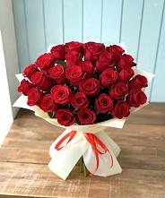 Букет 29 Красных роз в Заволенье