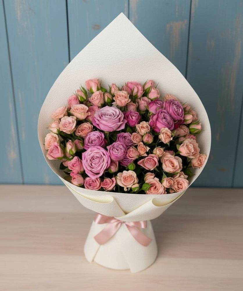 Букет цветов из: Розы в Заволенье