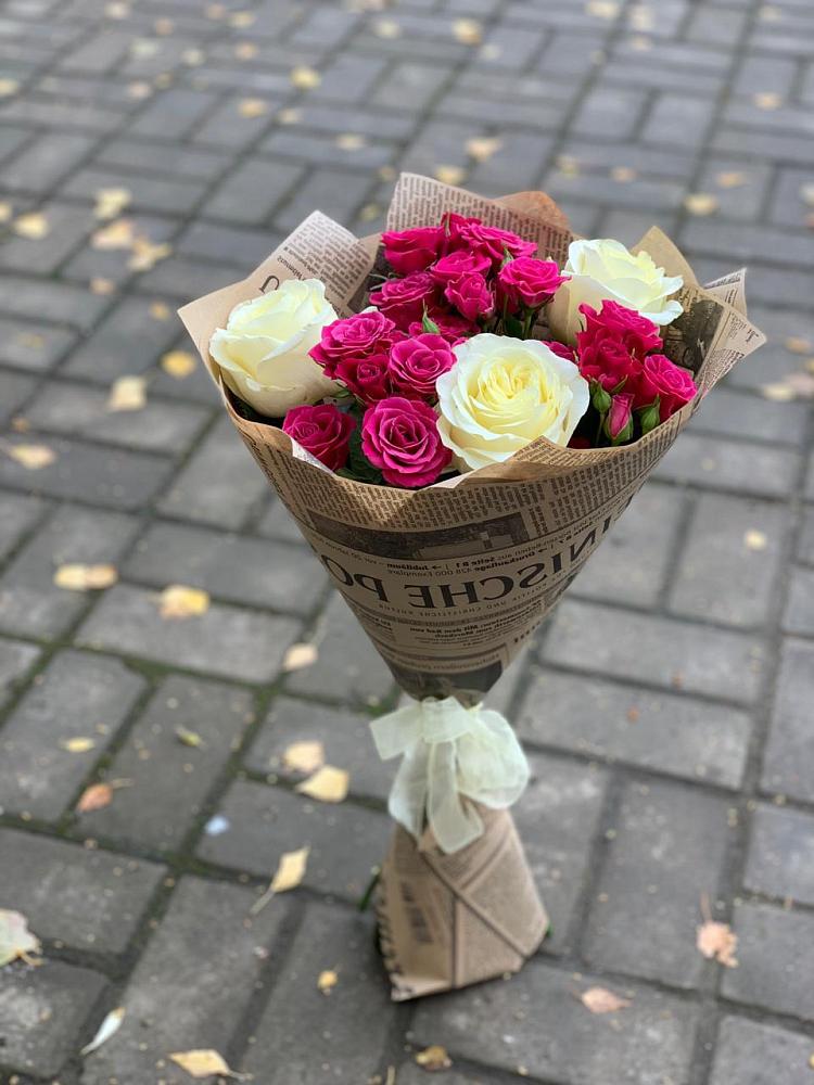 Букет цветов из: Розы в Заволенье